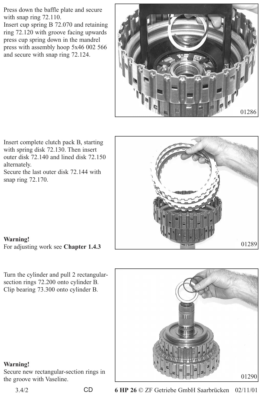 Manual de Reparação Câmbio Automático ZF 6HP26 (Inglês) — página interna 2 do PDF (Manual de Reparação)