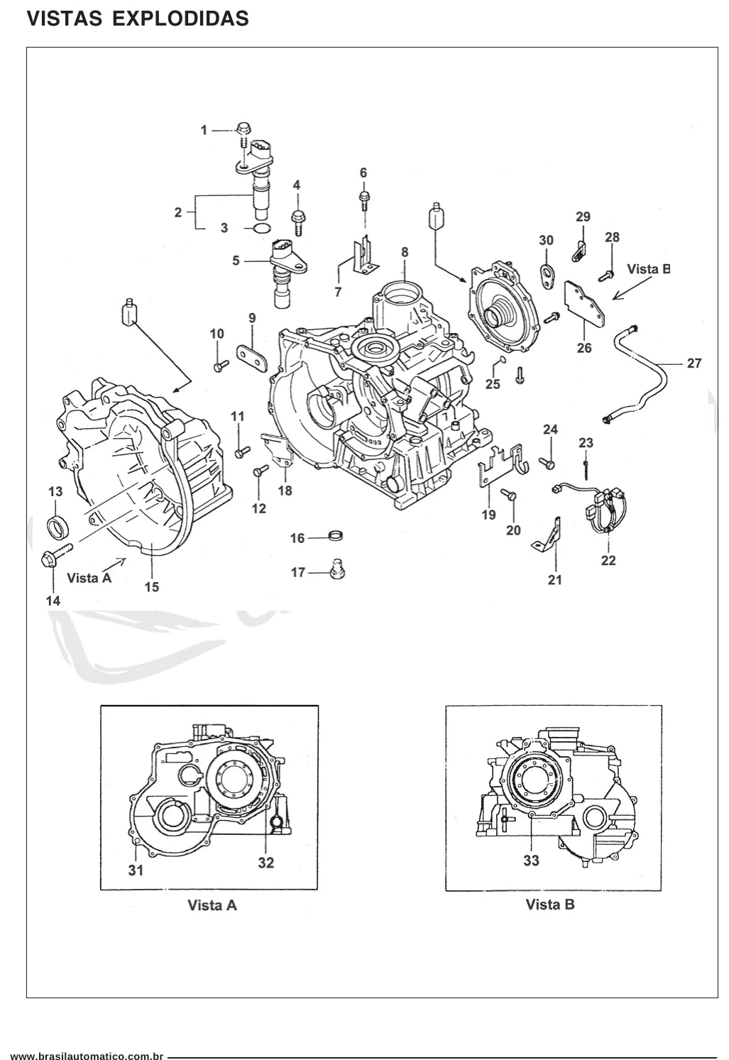 Manual de Reparação Câmbio Automático Jatco JF405-E Atos Prime — página interna 1 do PDF (Manual de Reparação)