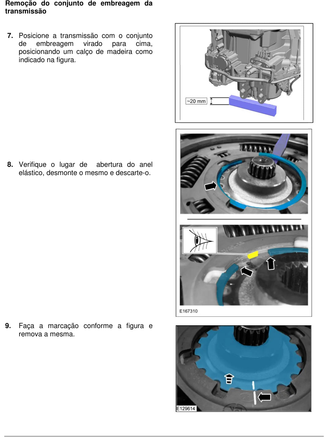 Manual de Reparação Câmbio Ford PowerShift DPS6 6DCT250 — página interna 1 do PDF (Manual de Reparação)