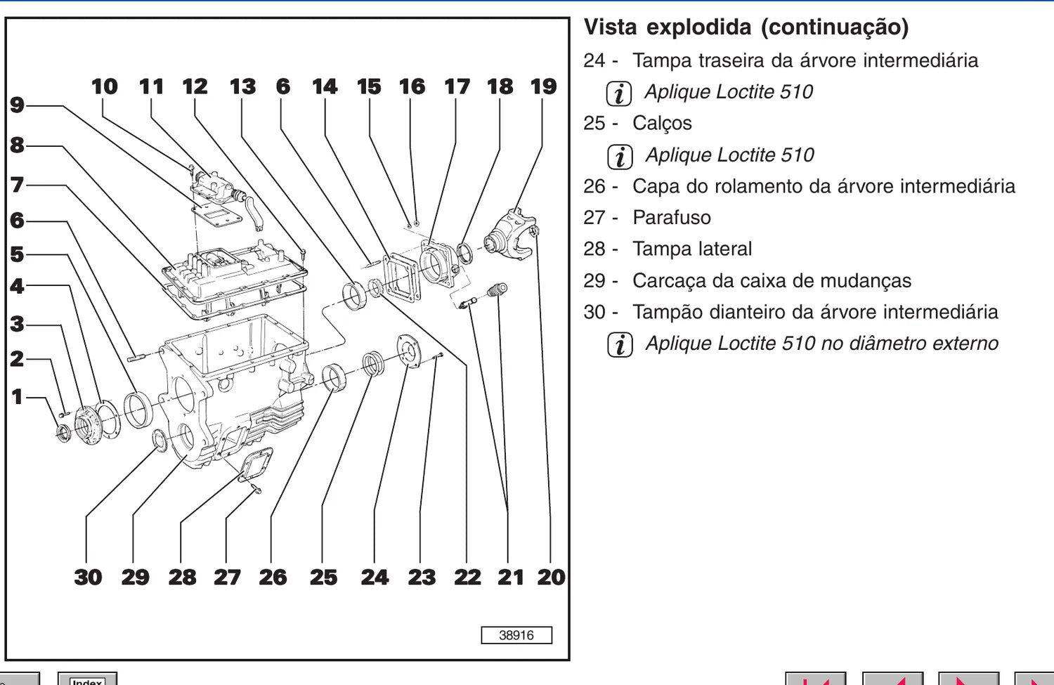 Manual de Serviço Caixa de Câmbio Eaton FS-5306A FS-6306A FSB-5406A FSO-6406A — página interna 2 do PDF (Manual de Serviço)