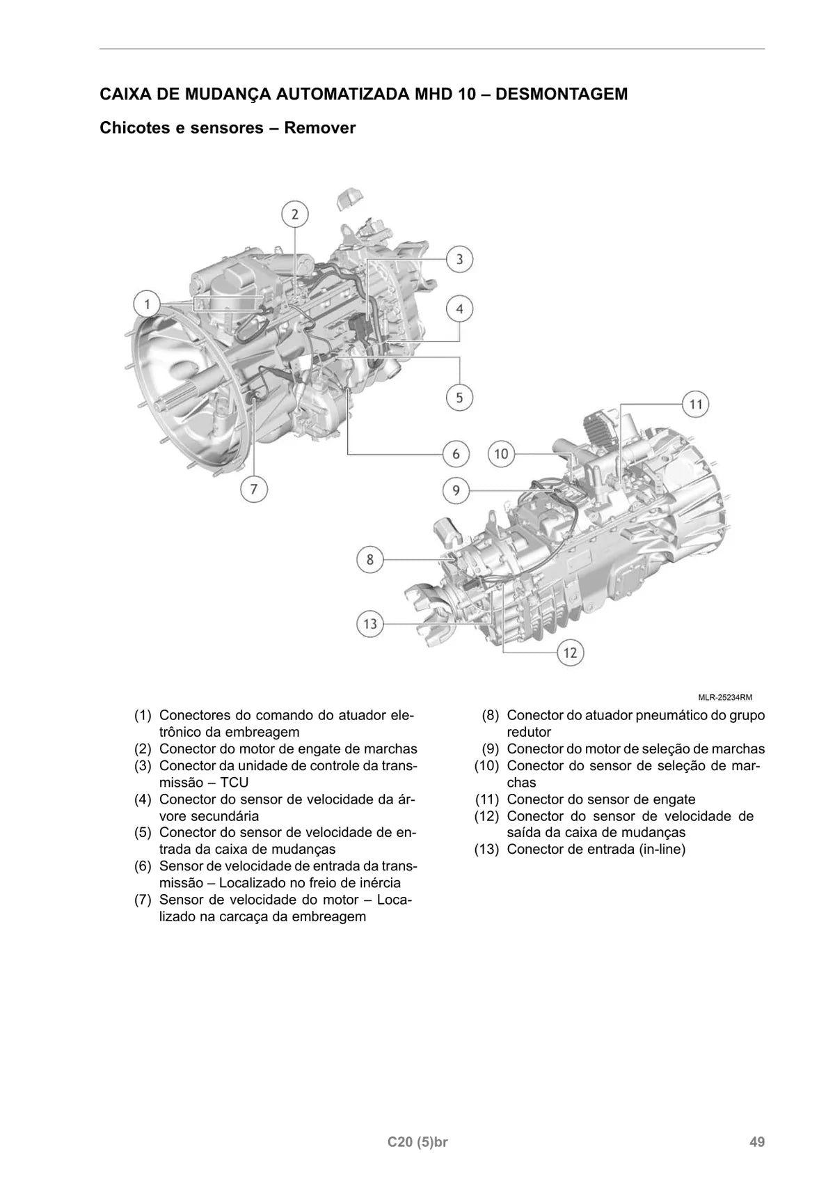 Eaton Caixa de Mudanças Automatizada MHD10 – Ea 11109LB — transmissão, figura técnica 1