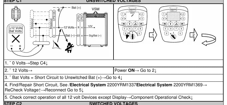 Manual de Diagnóstico Yale ERC060VG ERP040VT A968 — página interna 1