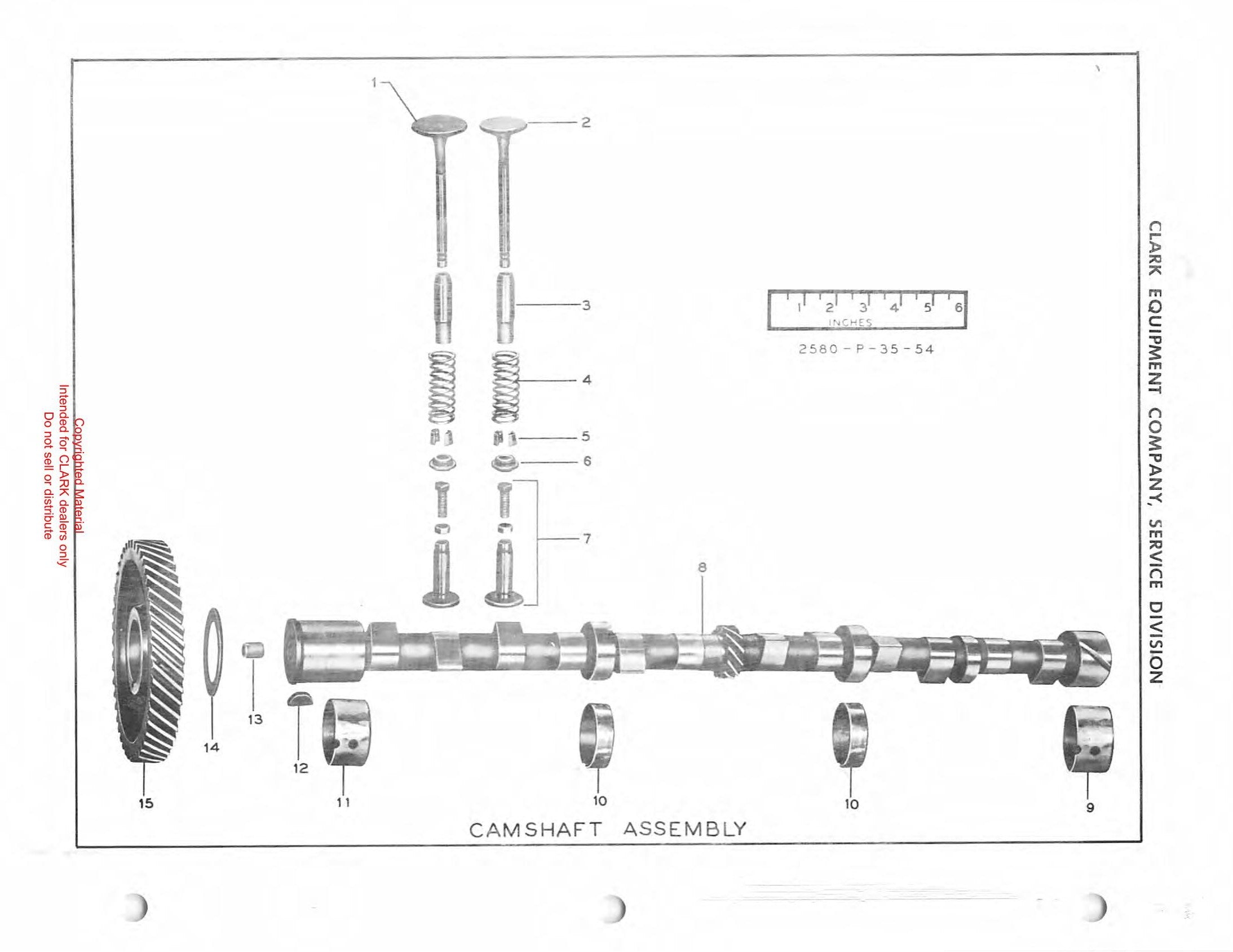 Manual de Manutenção e Peças Carregador de Vagão Clark Government Series 100 Straddle Carrier (marca de chassi 'ROSS') - página interna