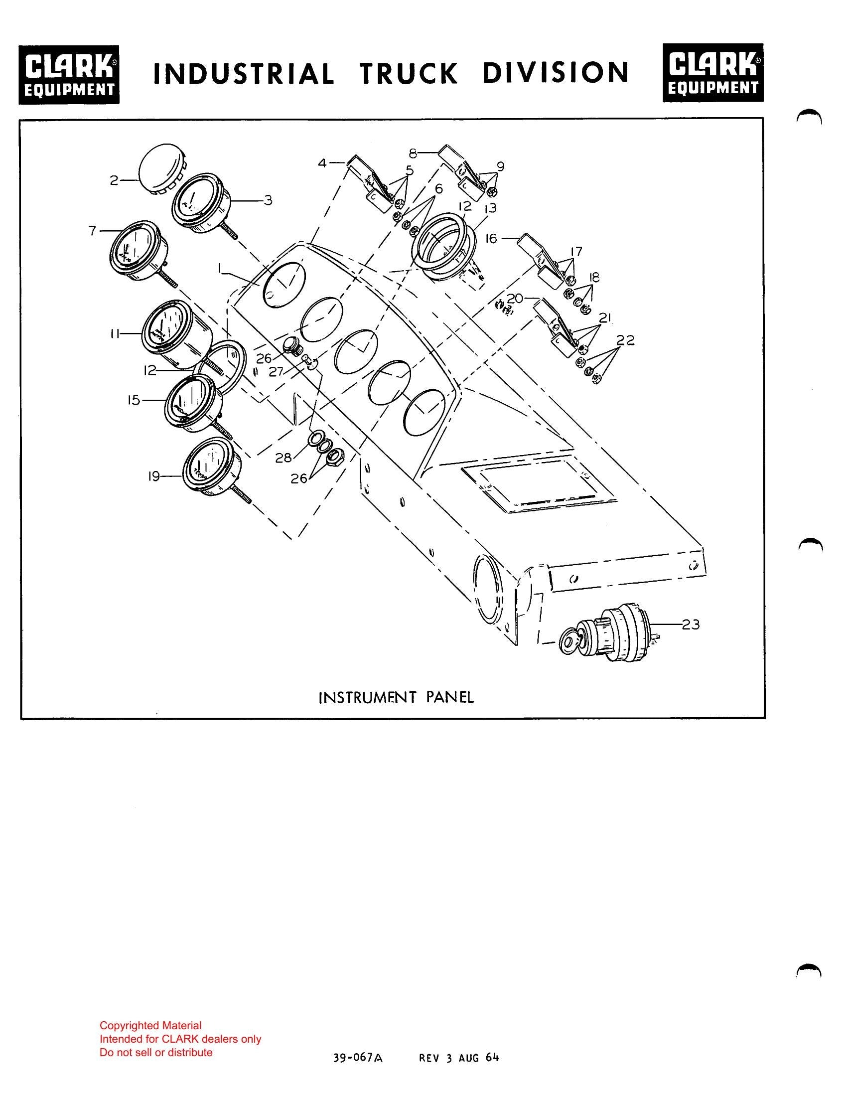 Manual de Manutenção e Peças Empilhadeira Clark C 60B (Serial 58) - página interna