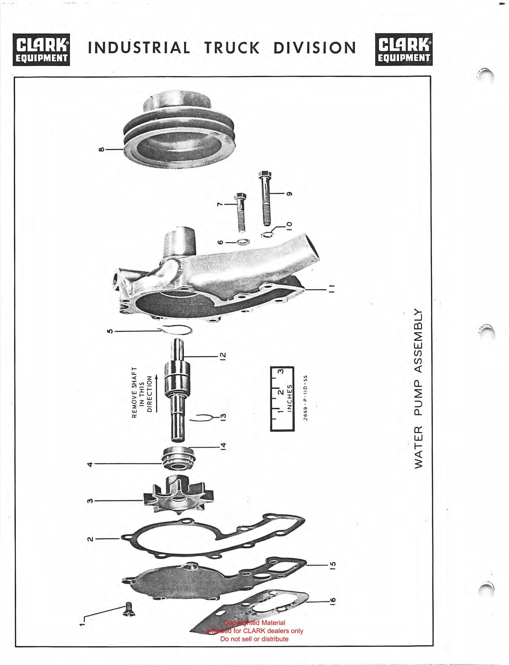 Manual de Manutenção e Peças Empilhadeira Clark Clarklift CFY 20 (Lot 432) - página interna