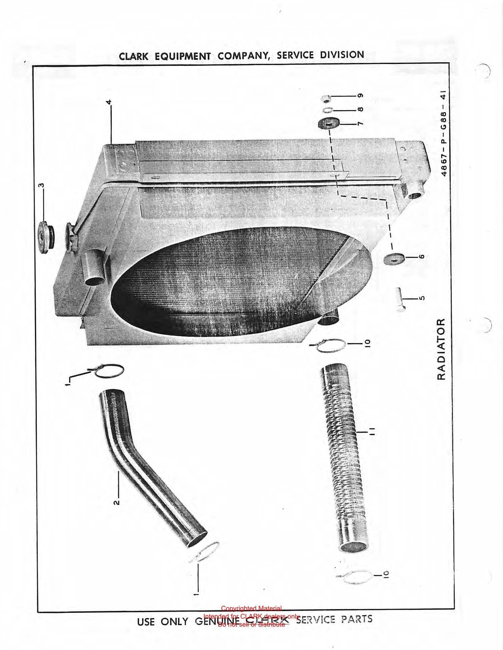 Manual de Manutenção e Peças Empilhadeira Clark Clarklift DCY 150 B - Modelo 1623455 - Governamental (Diesel) - página interna
