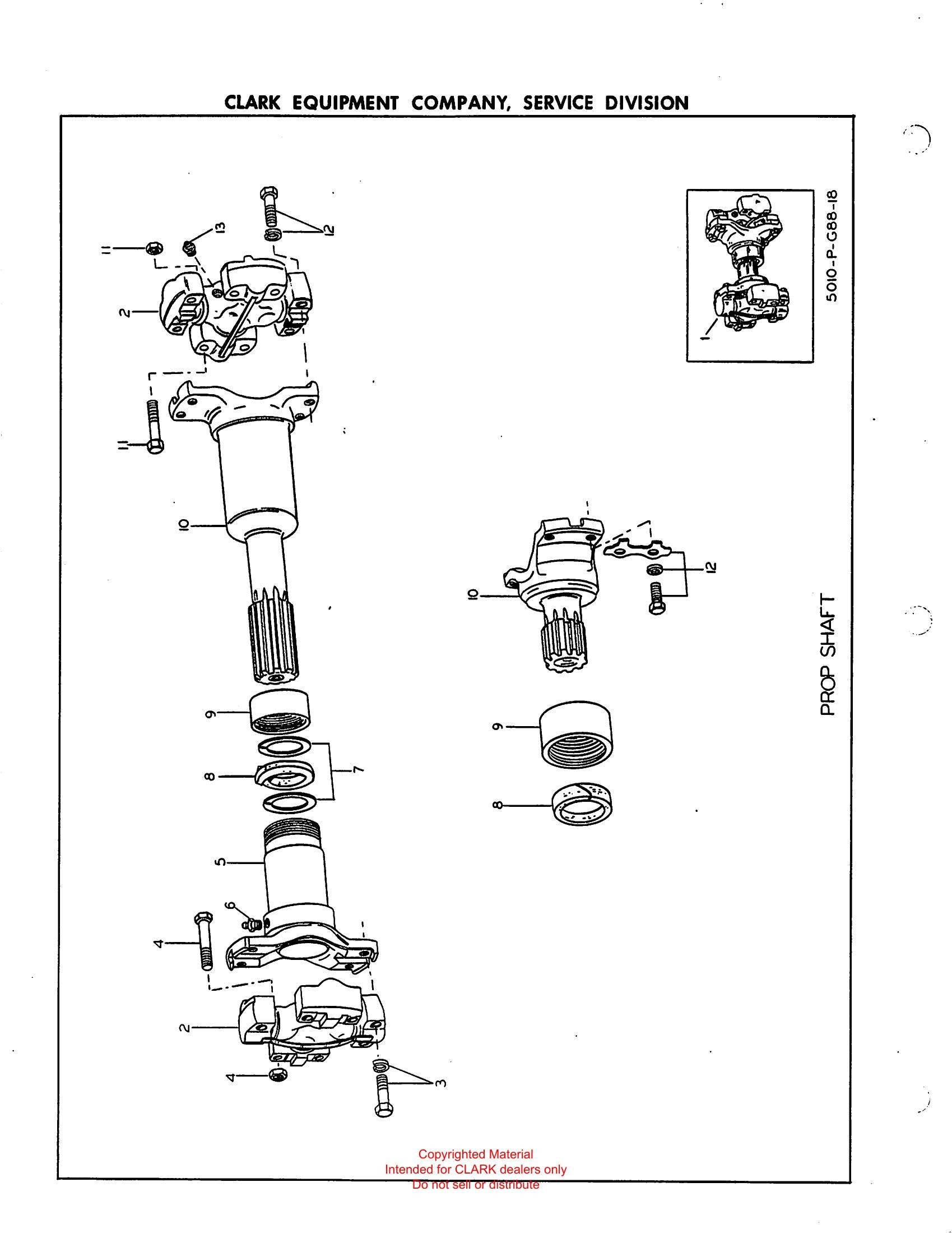 Manual de Manutenção e Peças Empilhadeira Clark Clarklift DCY 150 B - Modelo 1623455 - Governamental (Diesel) - página interna
