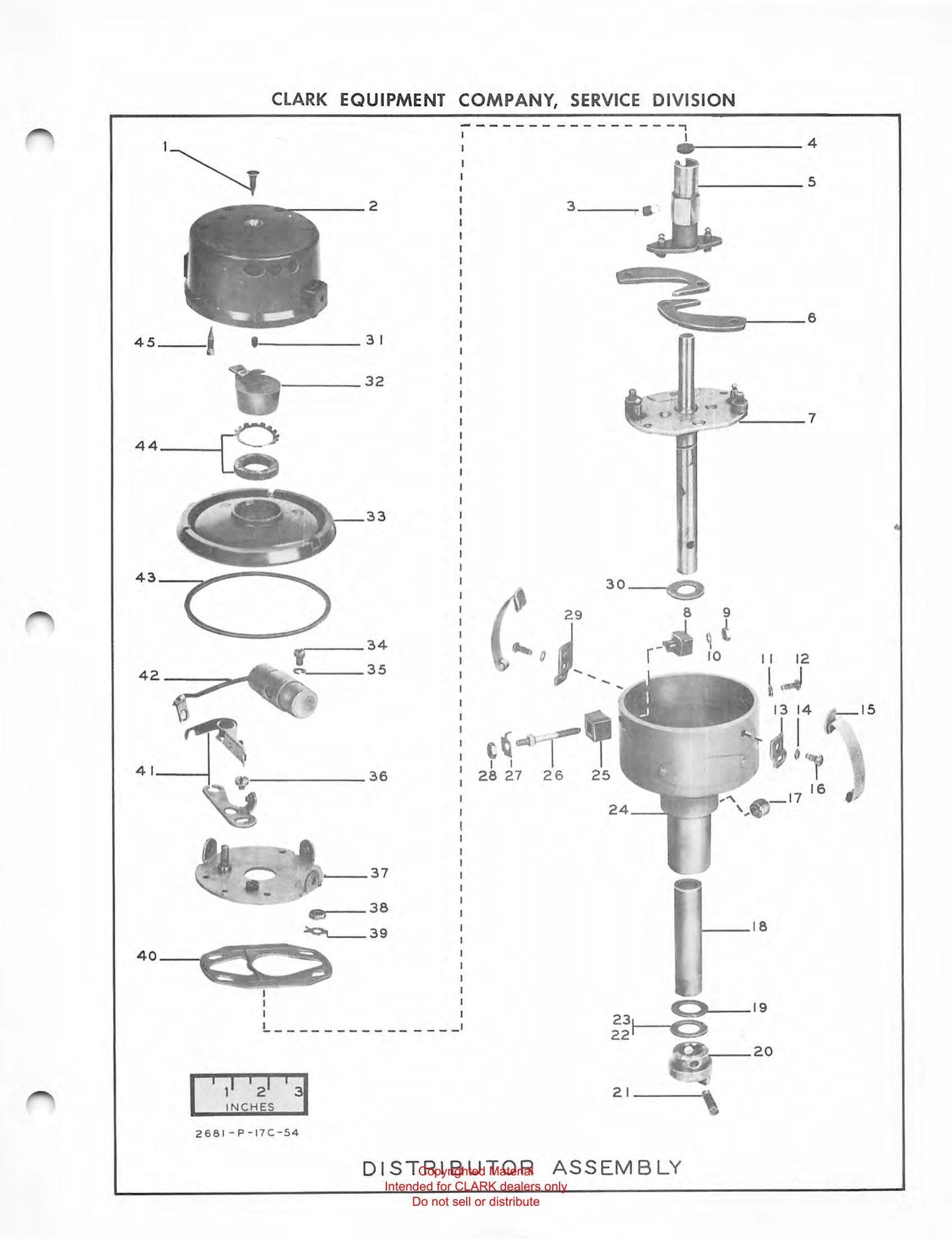 Manual de Manutenção e Peças Empilhadeira Clark Clarklift Ranger 40 (Lot 357) - página interna