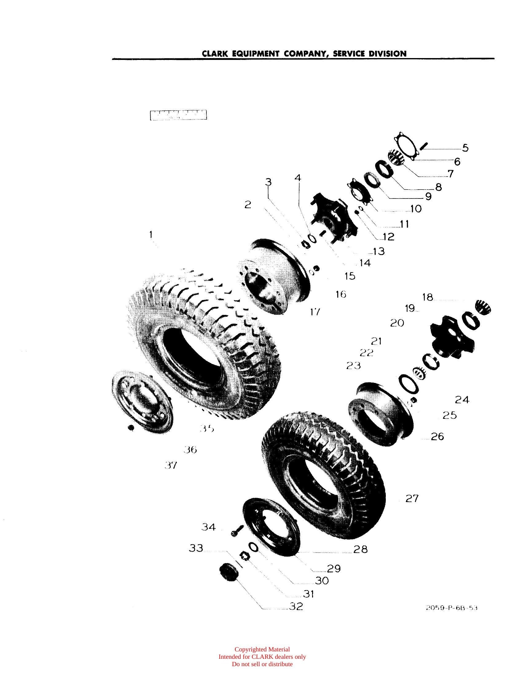 Manual de Manutenção e Peças Empilhadeira Clark Yardlift 20B (Lot 2) - página interna