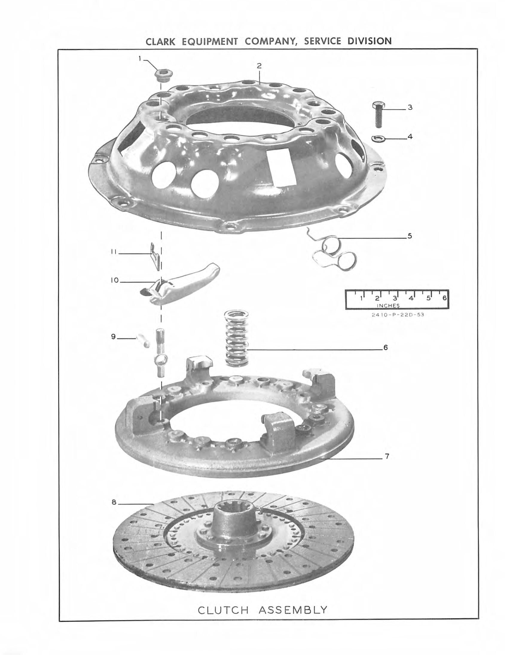 Manual de Manutenção e Peças Empilhadeira Clark Yardlift 60C (Lot 16) - página interna