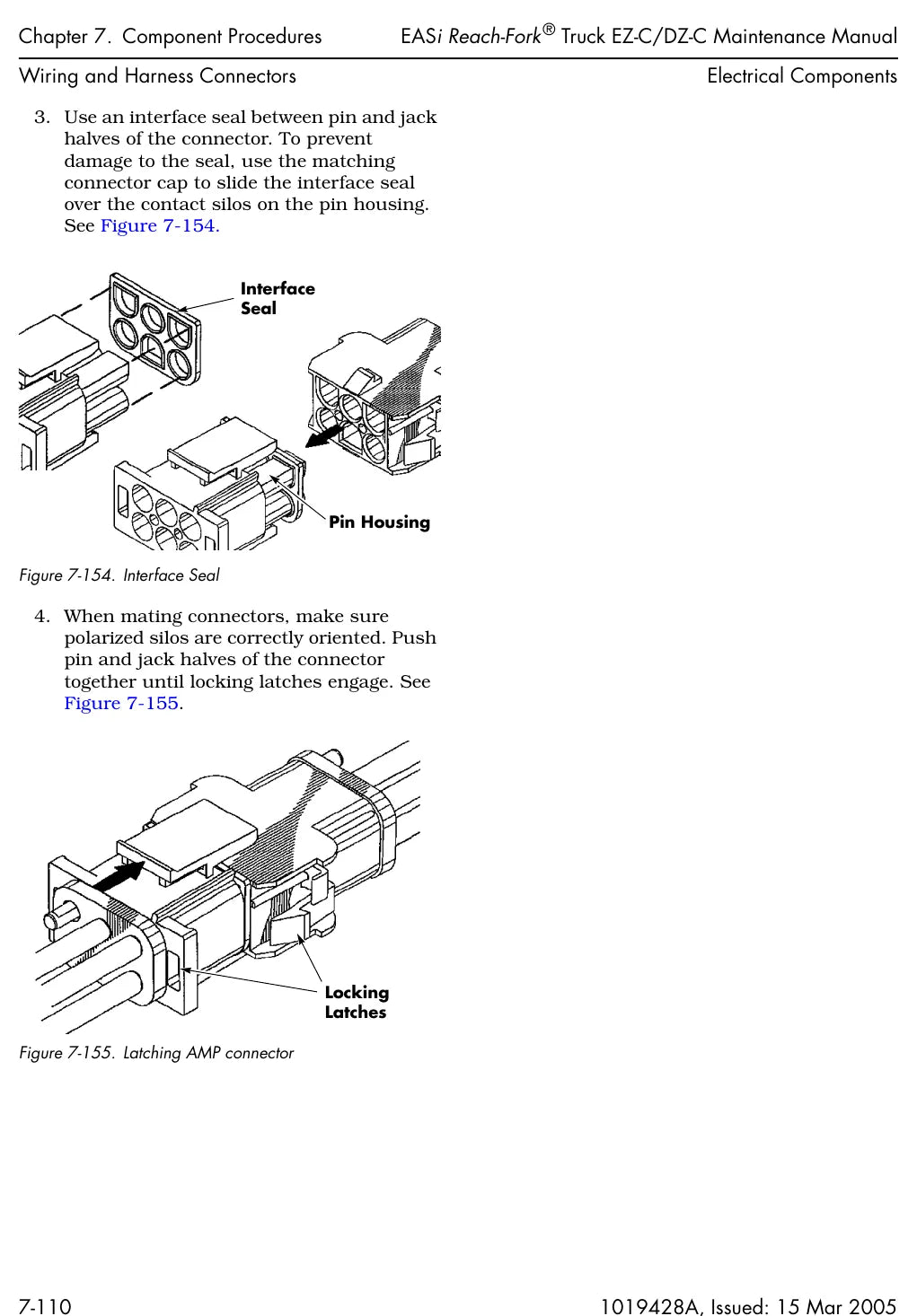 Página interna do Manual de Manutenção Raymond EZ-C e DZ-C — diagrama 4