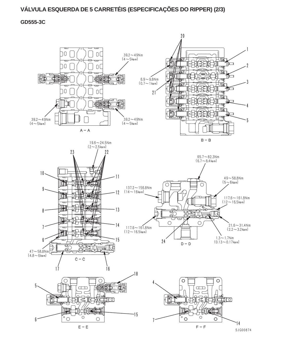 MANUAL DE OFICINA KOMATSU GD555-3C, GD655-3C, GD675-3C - página 2