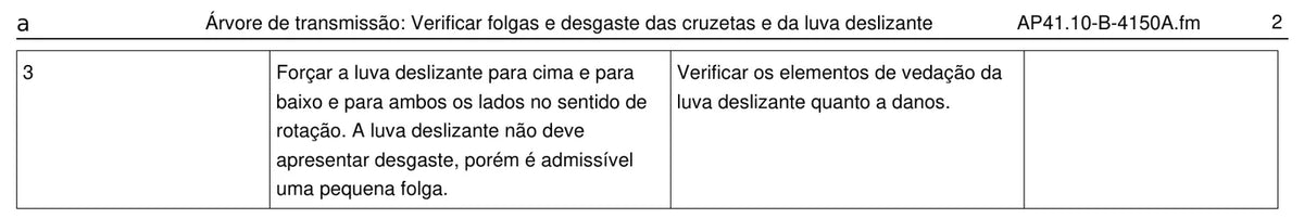 Página do manual de oficina Mercedes-Benz 1214 (4 versões)