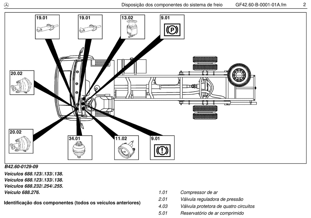 Página do manual de oficina Mercedes-Benz 814