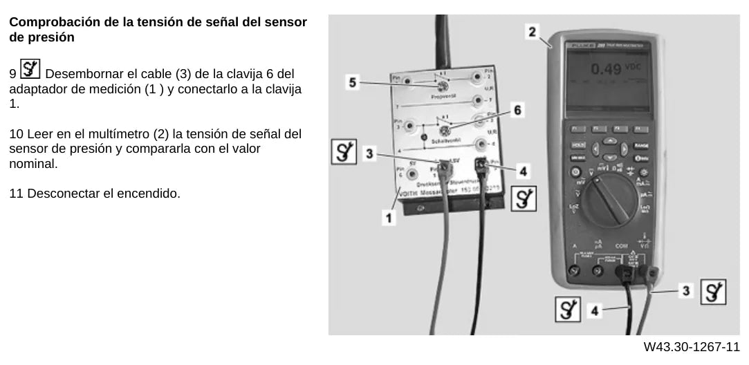Página do manual de oficina Mercedes-Benz Atego 1728