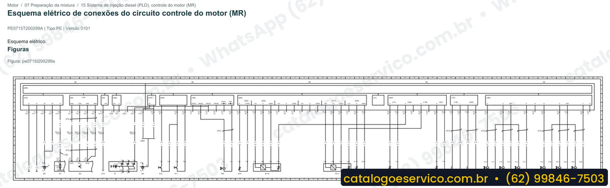 Página de esquema elétrico do Mercedes-Benz Axor 1829 K