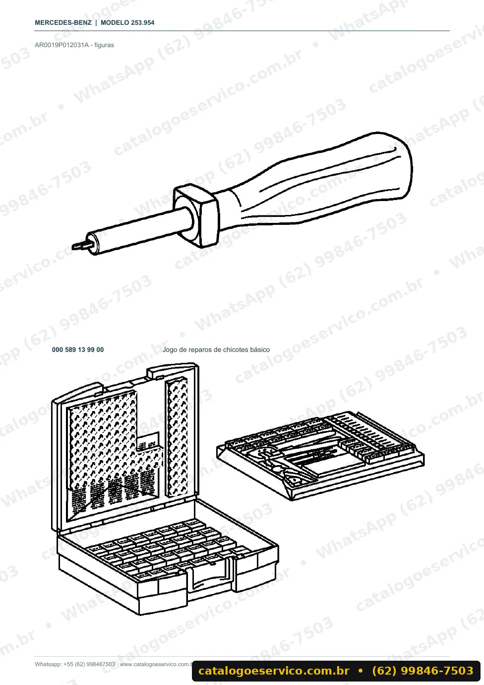 Página de procedimento do manual de oficina Mercedes-Benz GLC 350 (X253)