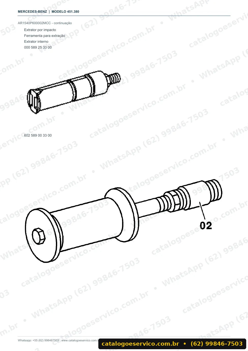 Página de procedimento do manual de oficina smart smart fortwo coupé (W451)