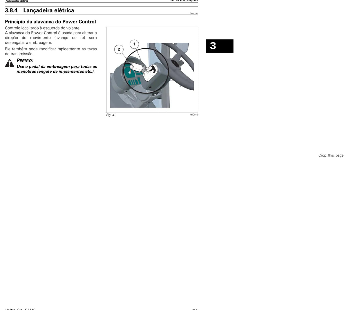 Manual do Operador Valtra S233 a S353 — Trator — 2014 — 383 Páginas em PDF — página interna 3