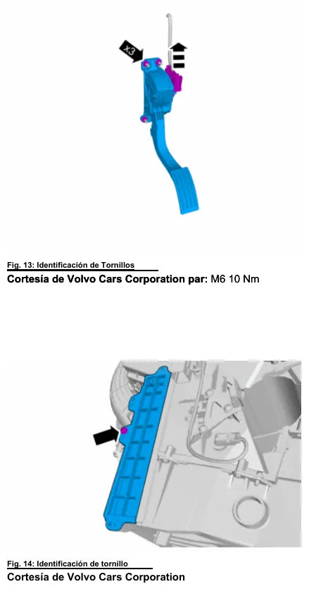 Manual de Oficina Volvo C30 2007-2013 — página interna com diagrama técnico