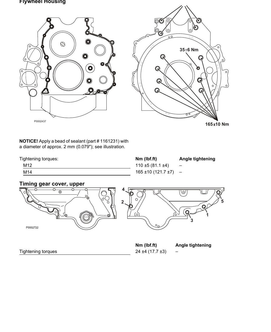 Manual de Oficina Volvo Penta TAD1140-1172VE Motor (Grupos 21-26) - página estratégica 1