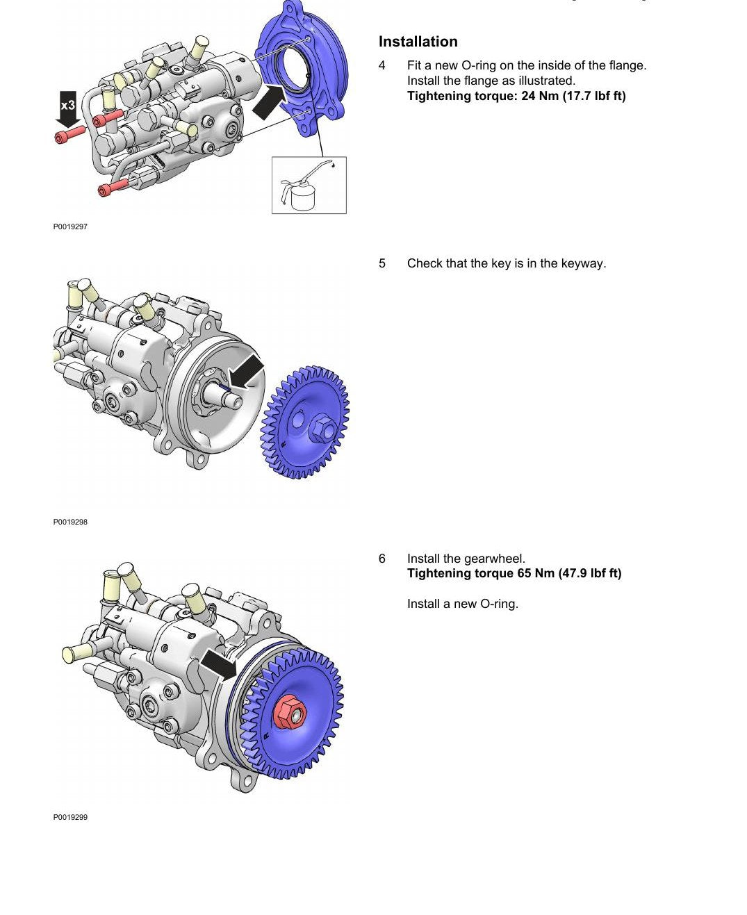 Manual de Oficina Volvo Penta TAD540 a TAD880 GE-VE Motor (Grupos 21-26) - página estratégica 1