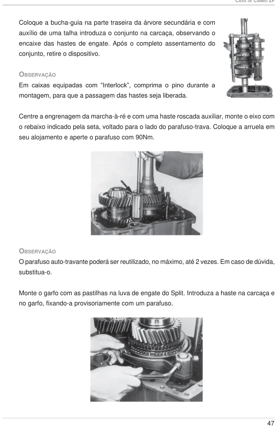 Manual de Oficina ZF Caixa de Câmbio 16 S 130 GP Ecosplit – 16 Marchas Sincronizadas — página 3 do documento