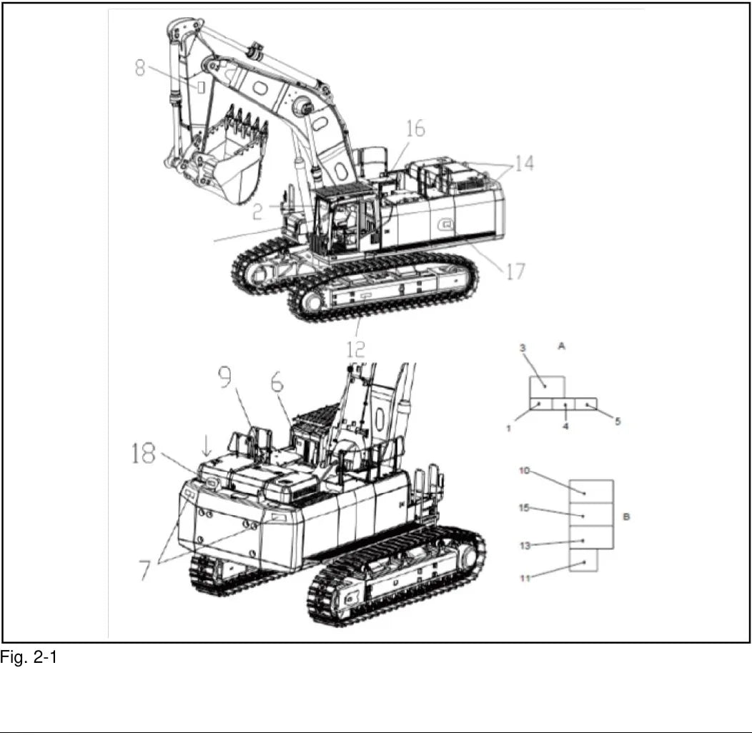 Manual de Operação e Manutenção SANY SY980H — página ilustrada 2