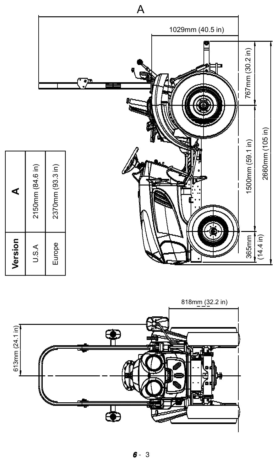 Página interna do Manual do Operador LS Tractor J2020H/J2030H — Trator compacto