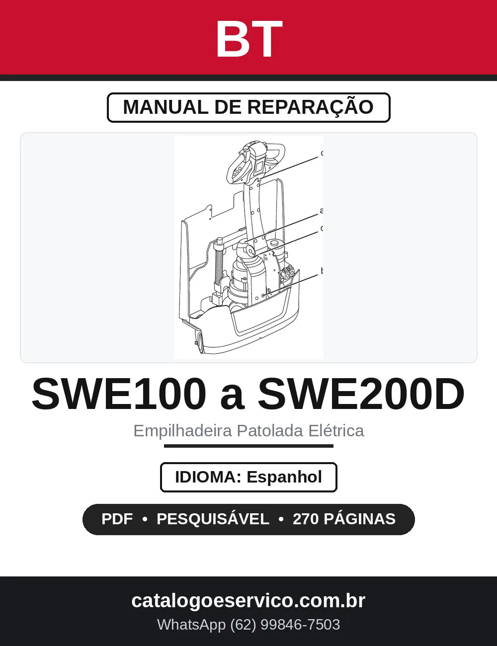 Manual de Reparação BT SWE100 SWE120 SWE140 841-843 — capa
