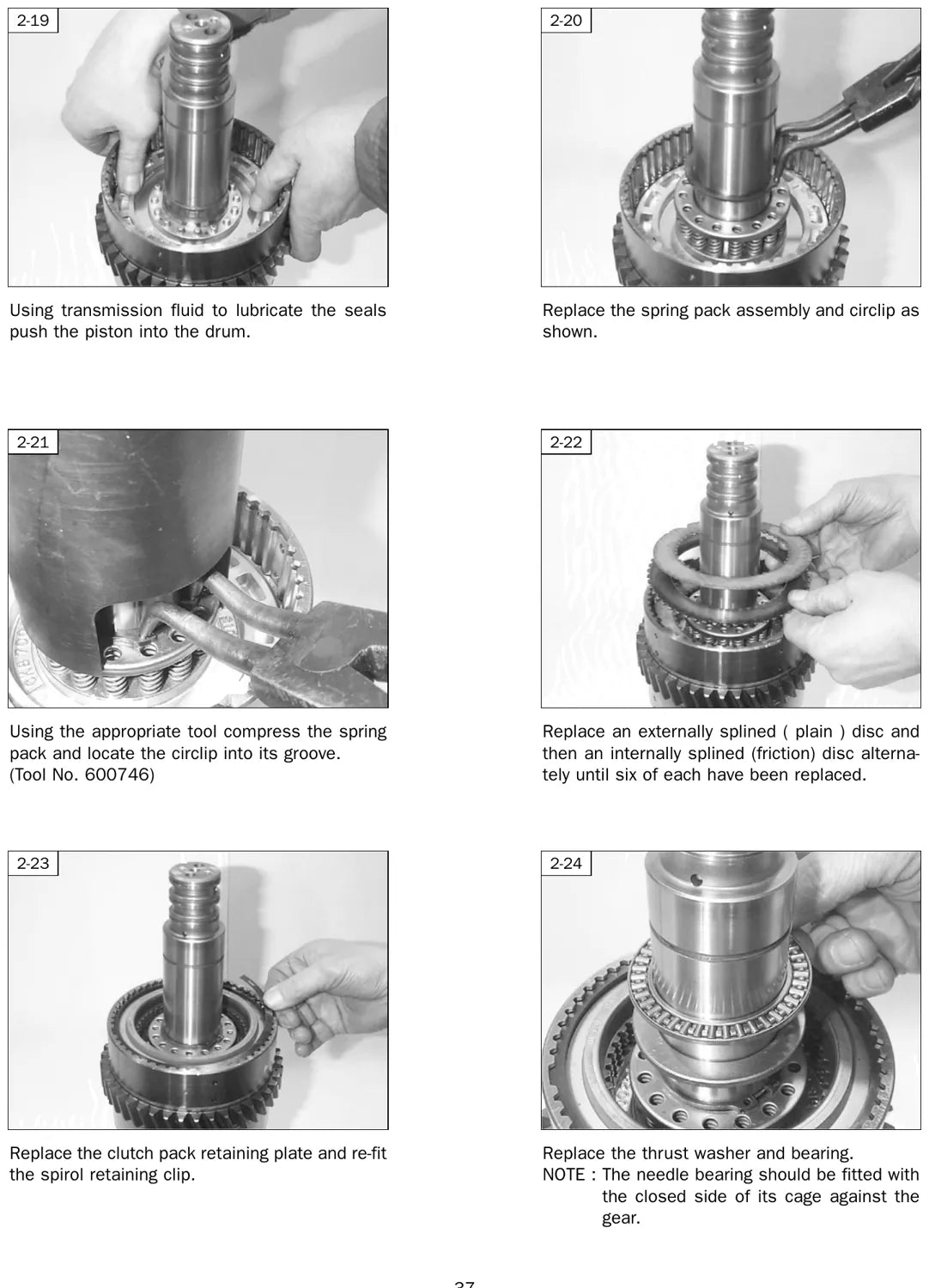 Manual de Reparação Manitou Caixa PG 115 Powershift Turner (MLT 735-120 LSU) — página 1 do documento