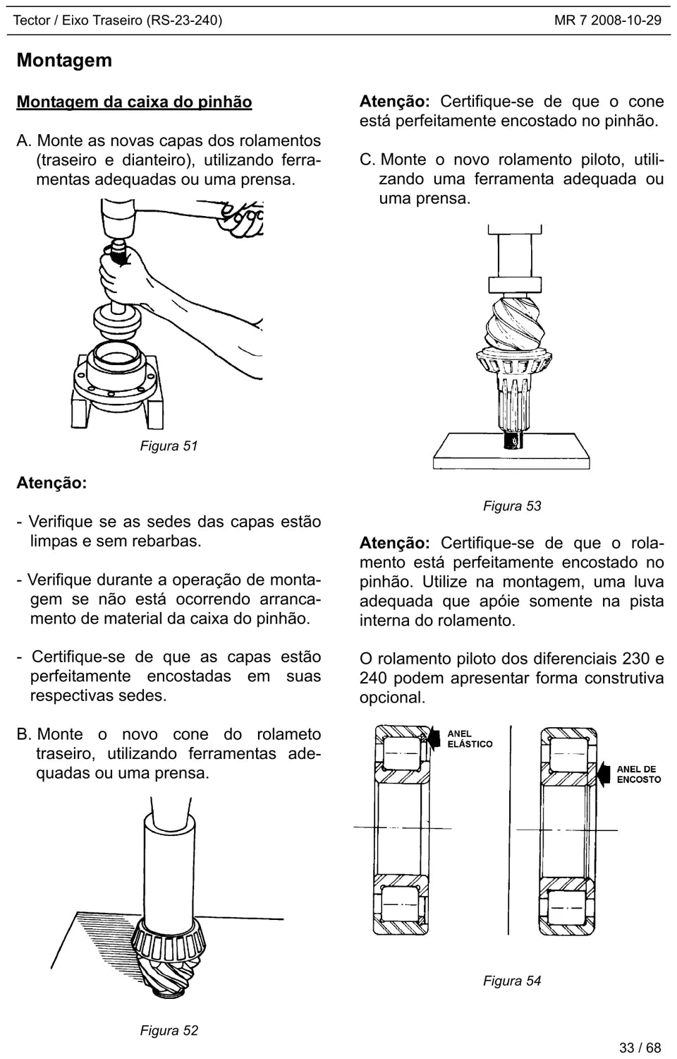 Manual de Reparação Meritor RS-23-240 Dupla Velocidade — Eixo Traseiro Iveco Tector — página 2 do documento