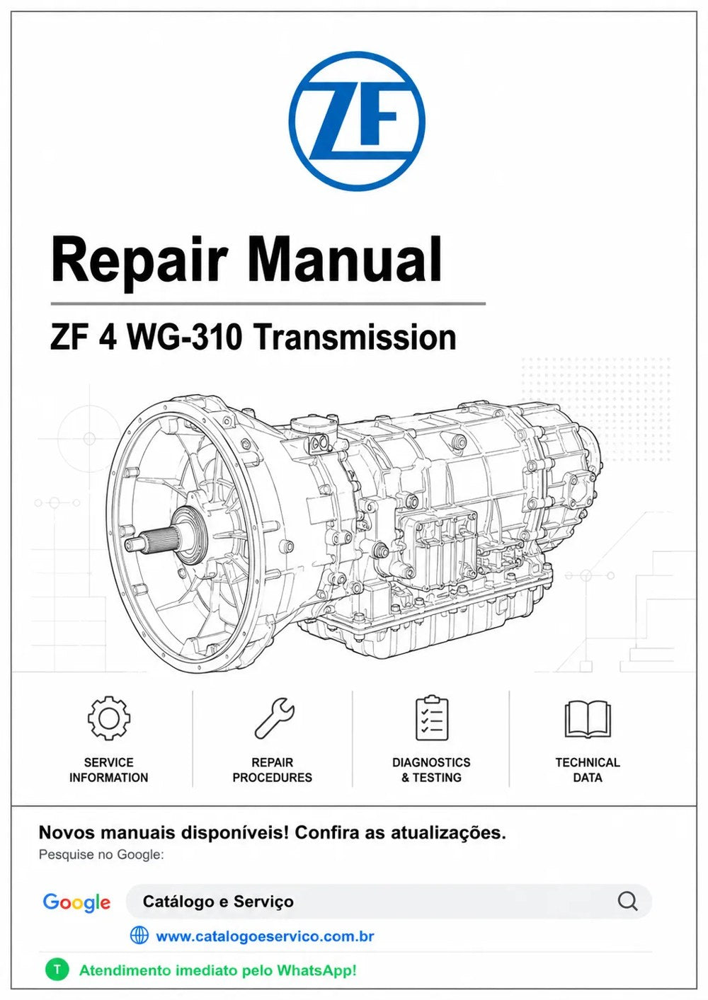 Manual de Reparo 4 WG-310 ZF Transmissão