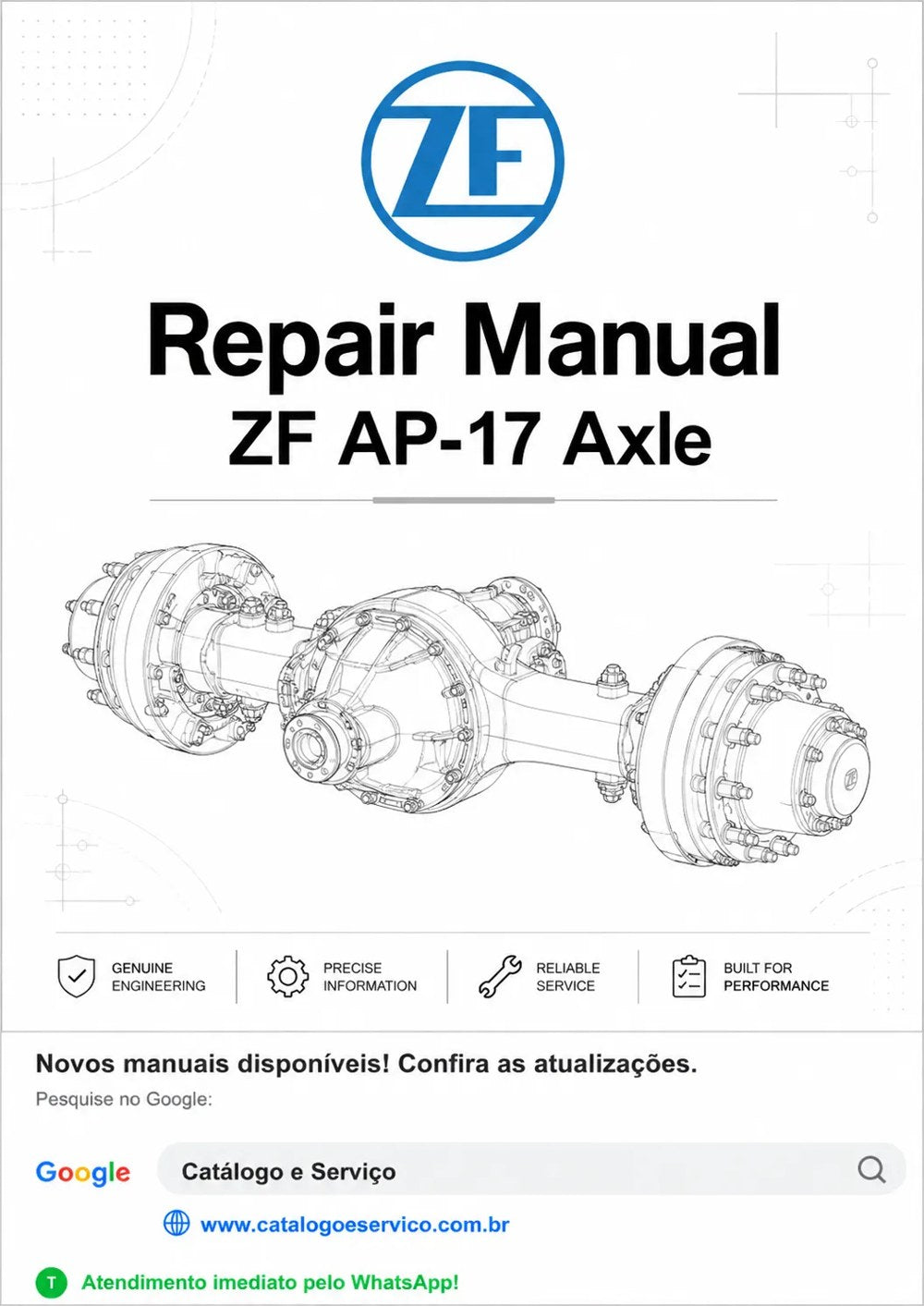 Manual de Reparo AP-17 ZF Eixo