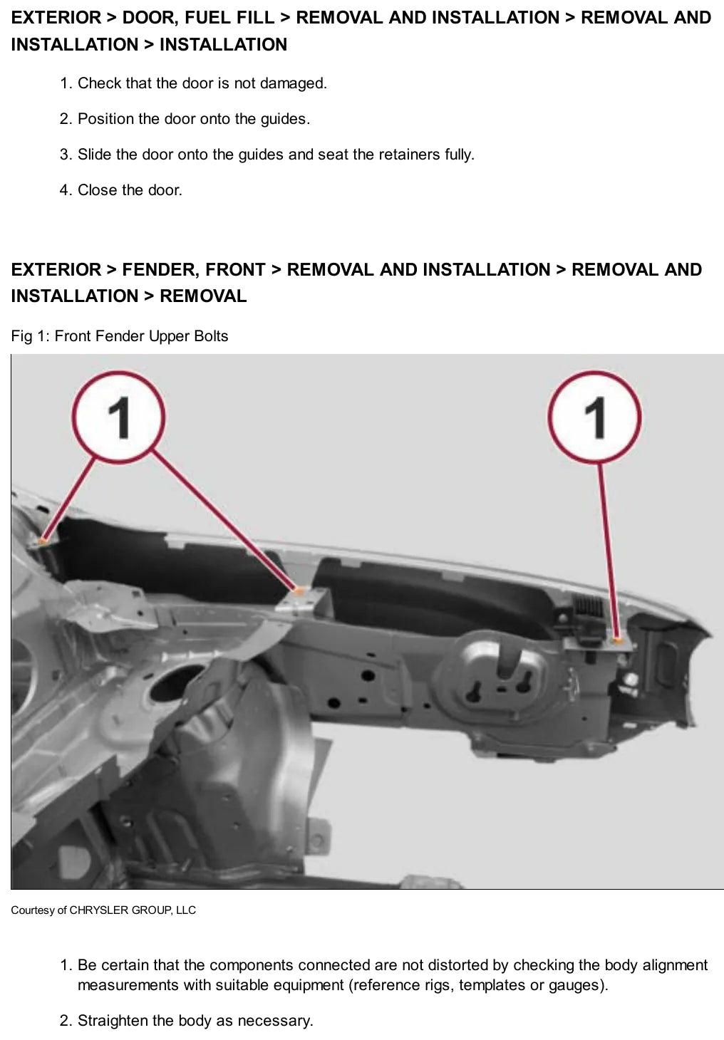 Detalhe de conjunto do Manual de Serviço Jeep Jeep Renegade 2016 com as referências de fábrica