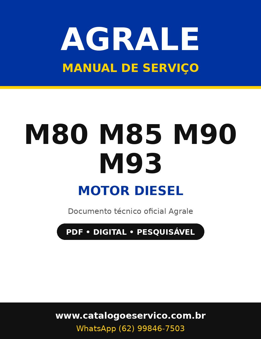 Manual de Serviço Agrale M80 M85 M90 M93