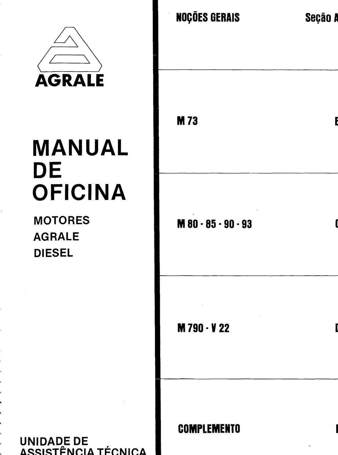 Manual de Serviço Agrale Tratores Linha 4.000 (4100/4230, motores M93ID e M790) - Trator - página 2