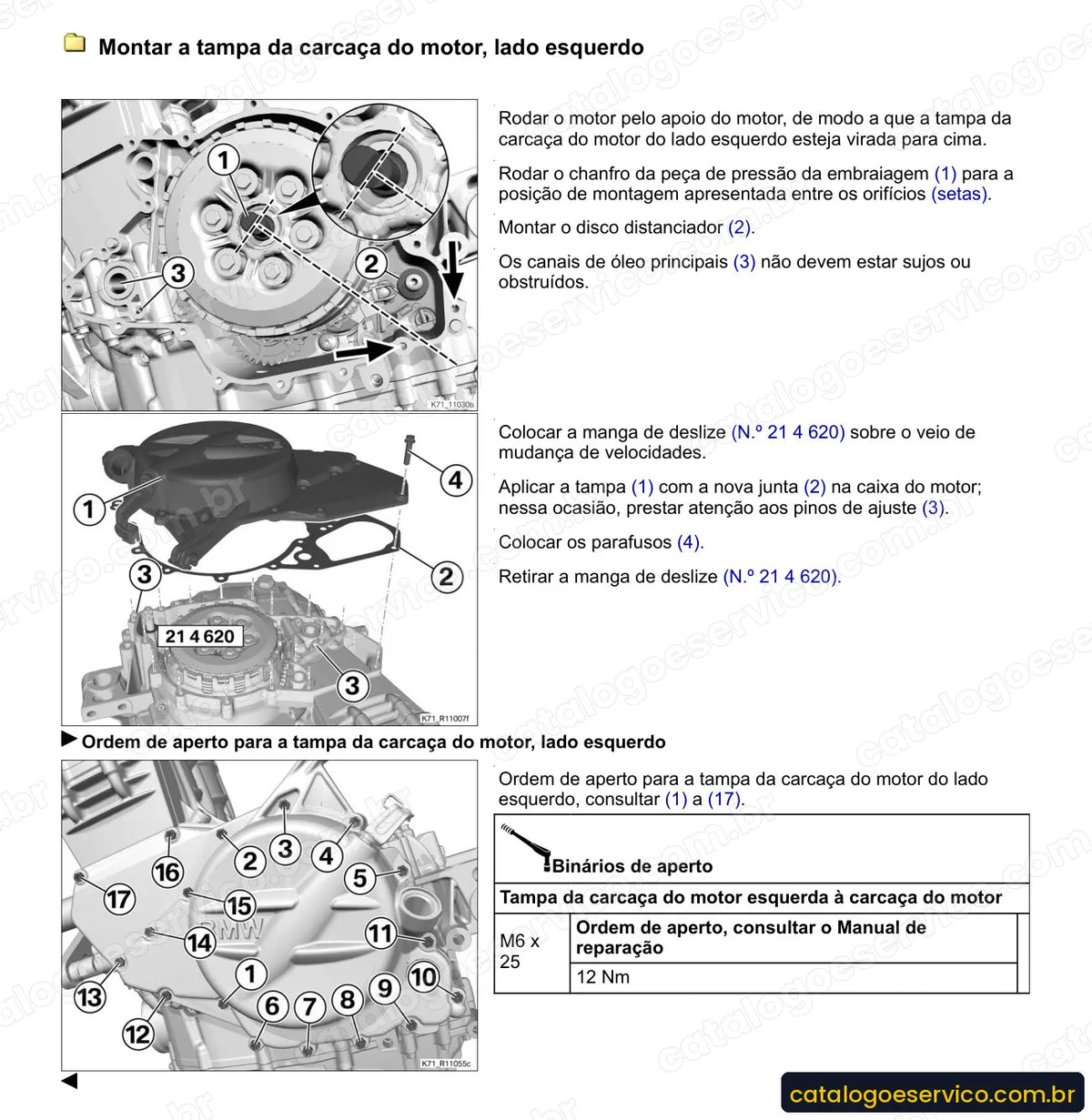 Página do Manual de Serviço BMW F 800 GT 2013 a 2015 com procedimento ilustrado (4)