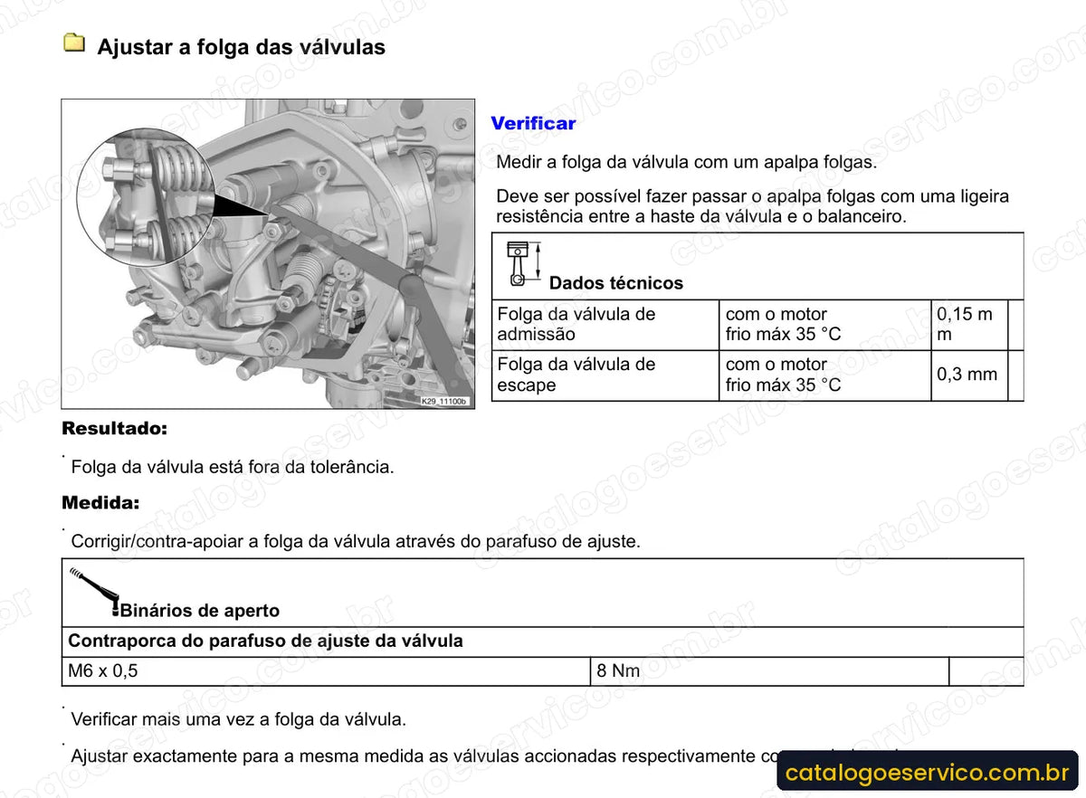 Página do Manual de Serviço BMW HP2 Megamoto 2007 com procedimento ilustrado (3)