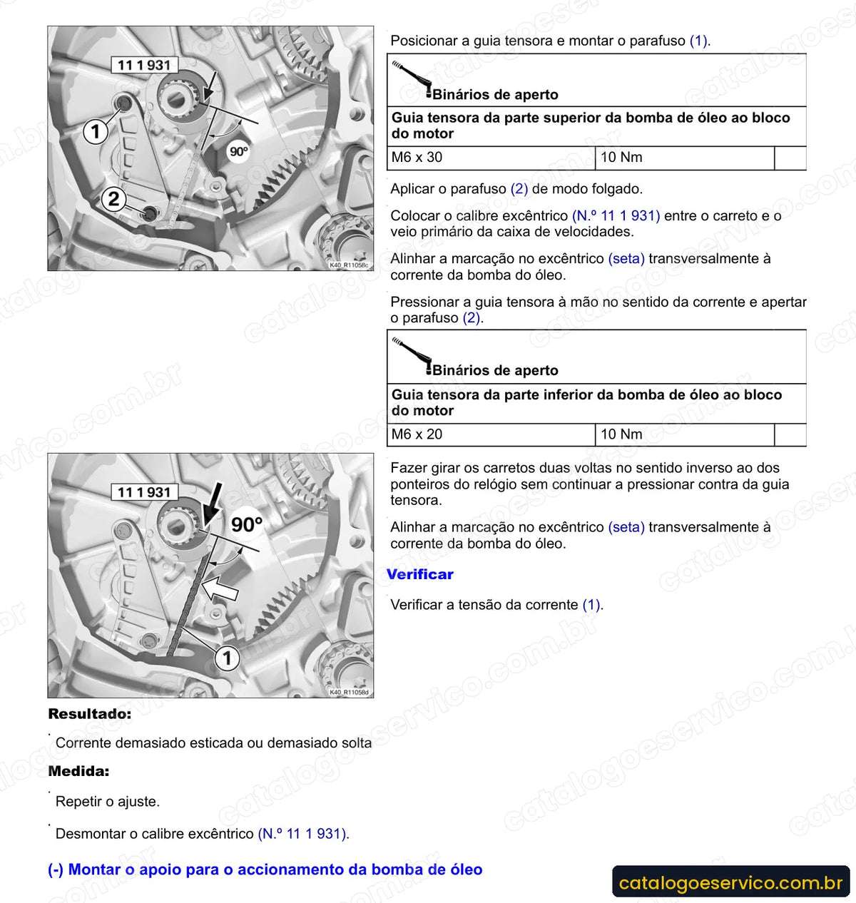 Página do Manual de Serviço BMW K 1300 GT 2009 com procedimento ilustrado (1)