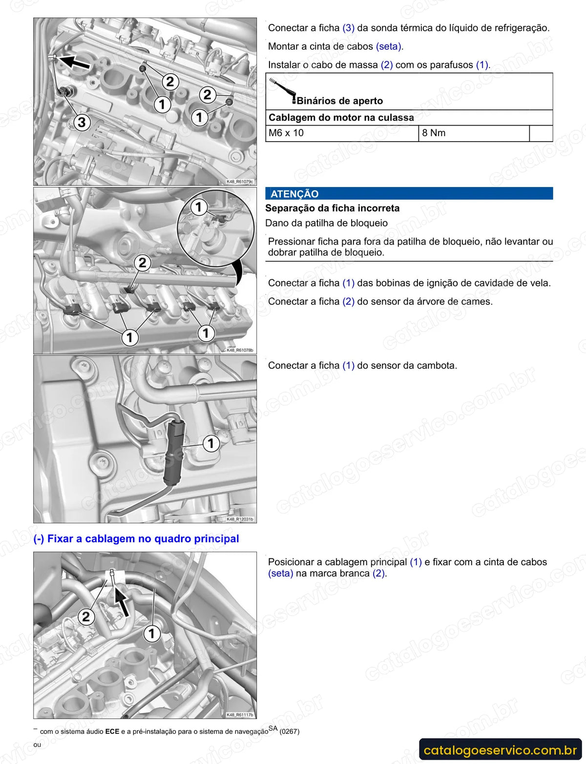 Página do Manual de Serviço BMW K 1600 GT 2011 com procedimento ilustrado (4)