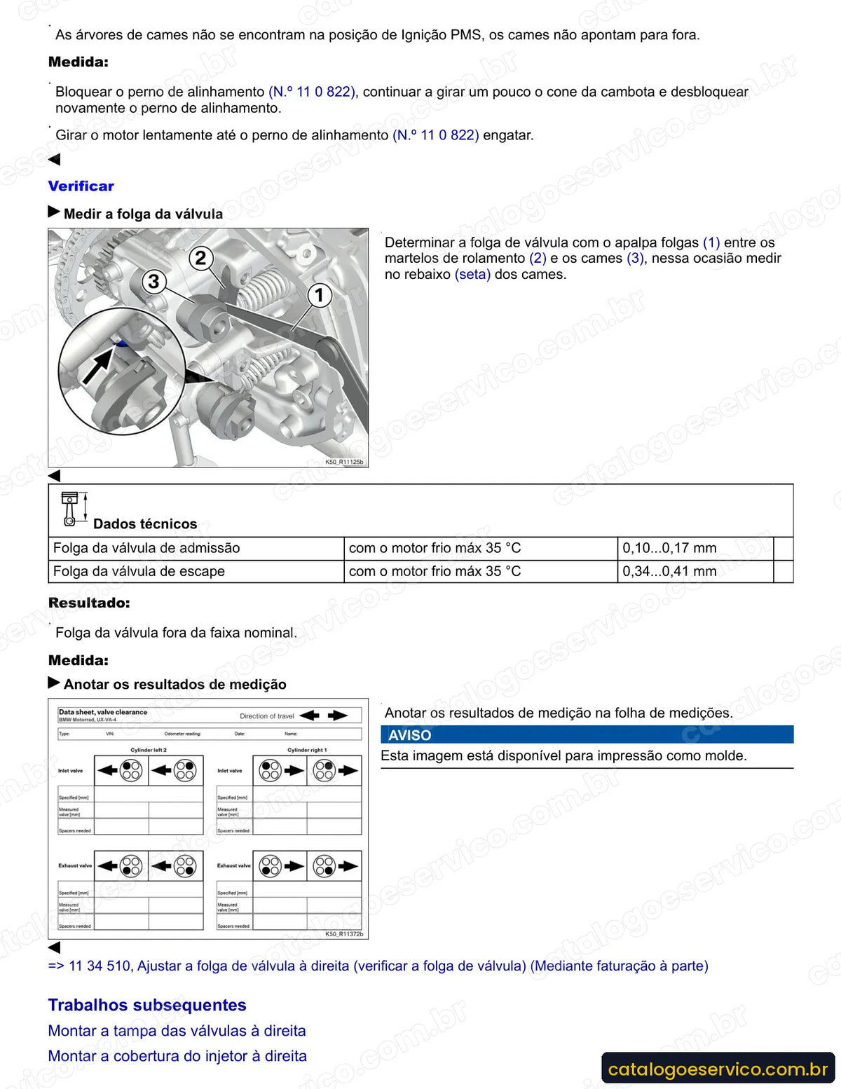 Página do Manual de Serviço BMW R 1200 R 2007 a 2014 com procedimento ilustrado (2)