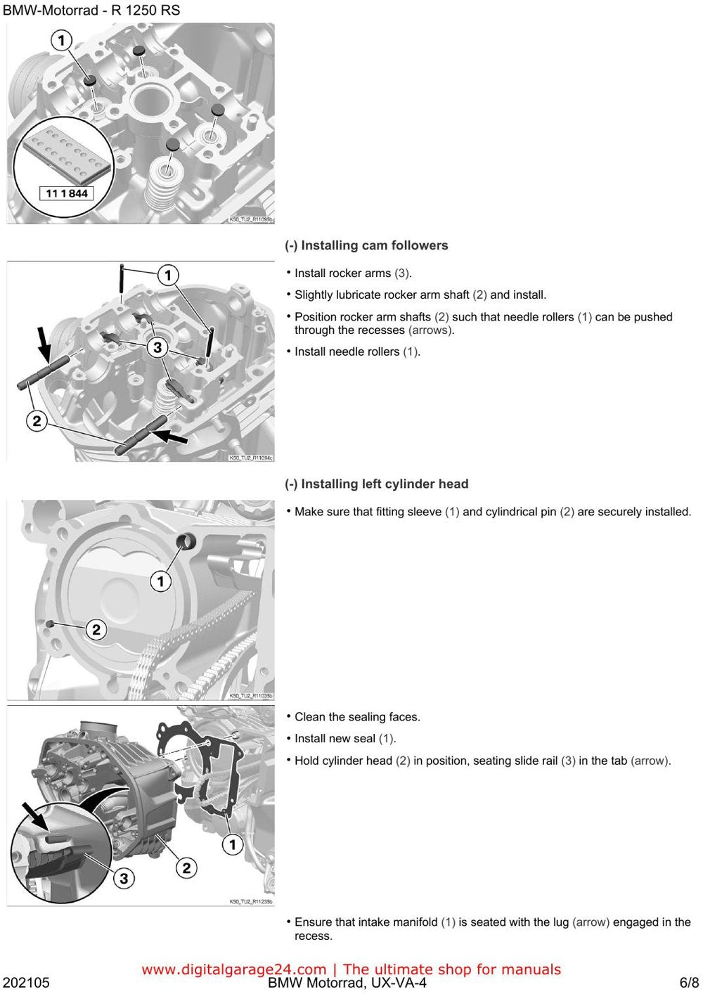 BMW R1250 RS (K54) — Manual de Serviço — diagrama 1