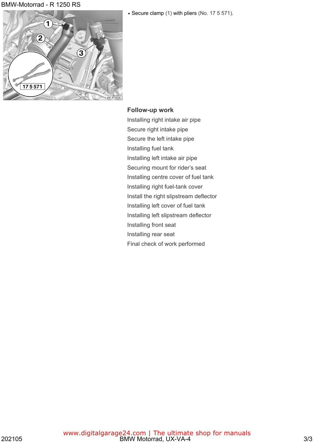 BMW R1250 RS (K54) — Manual de Serviço — diagrama 2