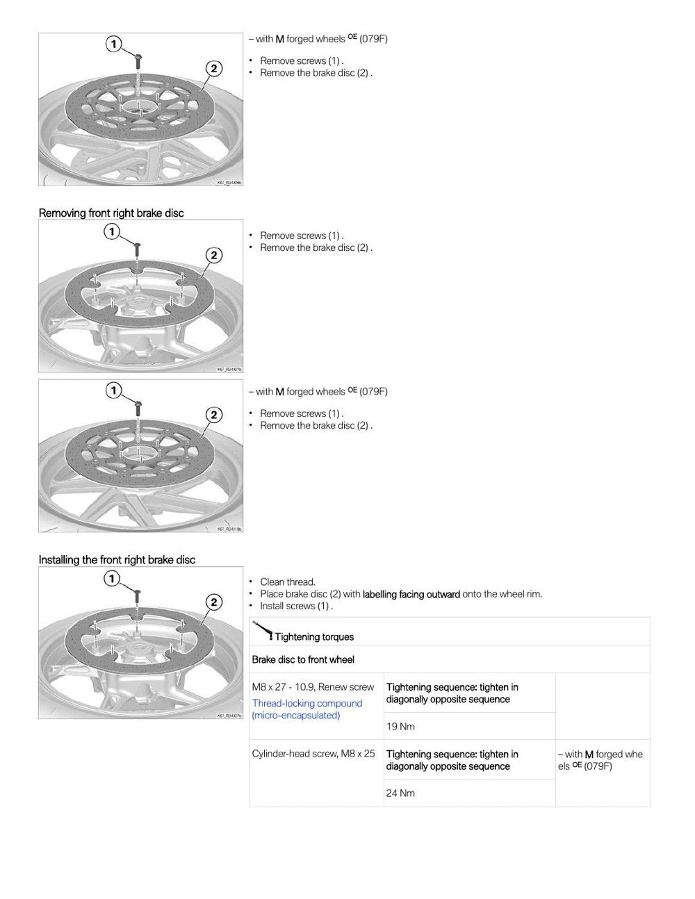 BMW S1000 XR — Manual de Serviço — diagrama 3