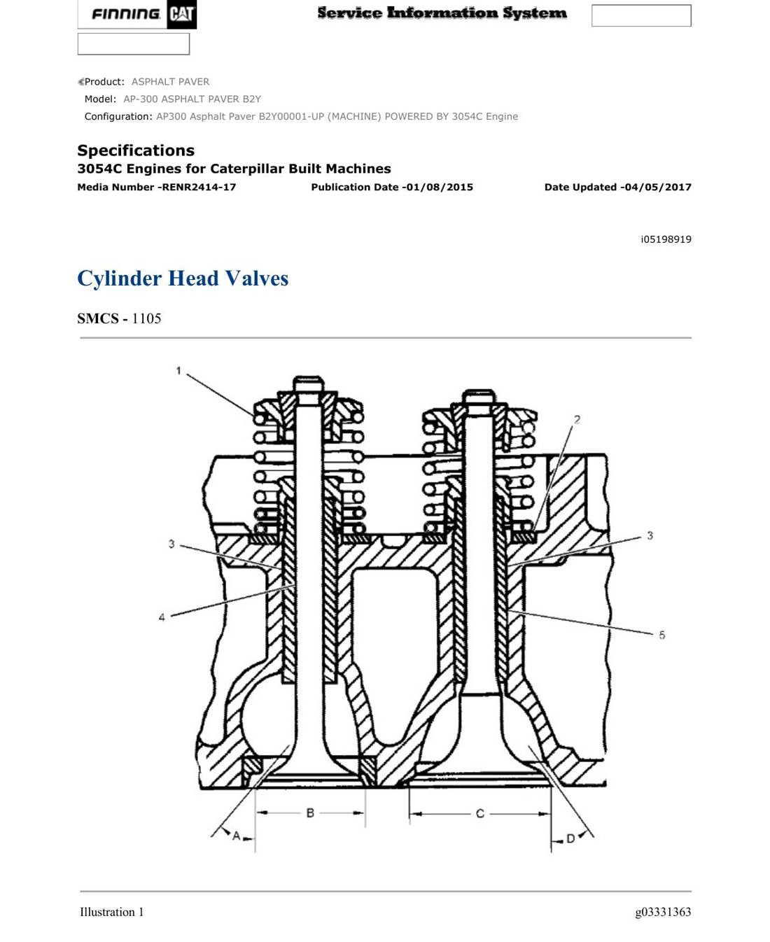 Manual de Serviço Caterpillar - AP-300 - Pavimentadora de Asfalto (Inglês) - página 2