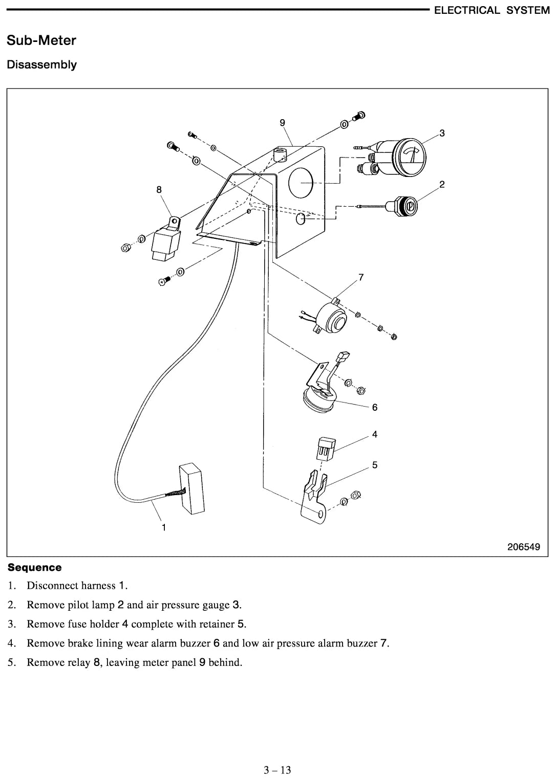Diagrama técnico 1 — Caterpillar DP80 DP90