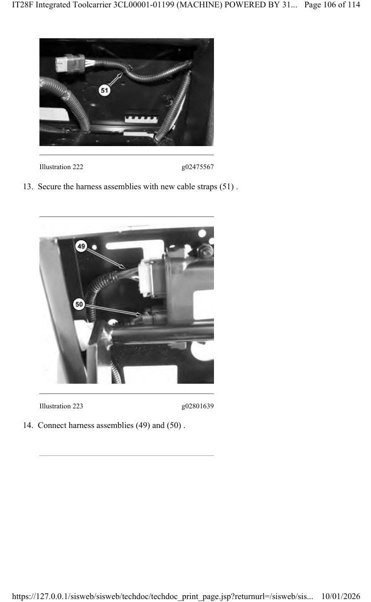 Manual de Serviço Caterpillar IT28F — Integrated Toolcarrier - página 2