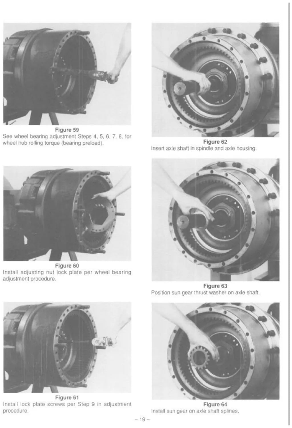 Manual de Serviço Clark 19D Planetary Drive Axle — Eixo Planetário com Freios LCB — página 2 do documento