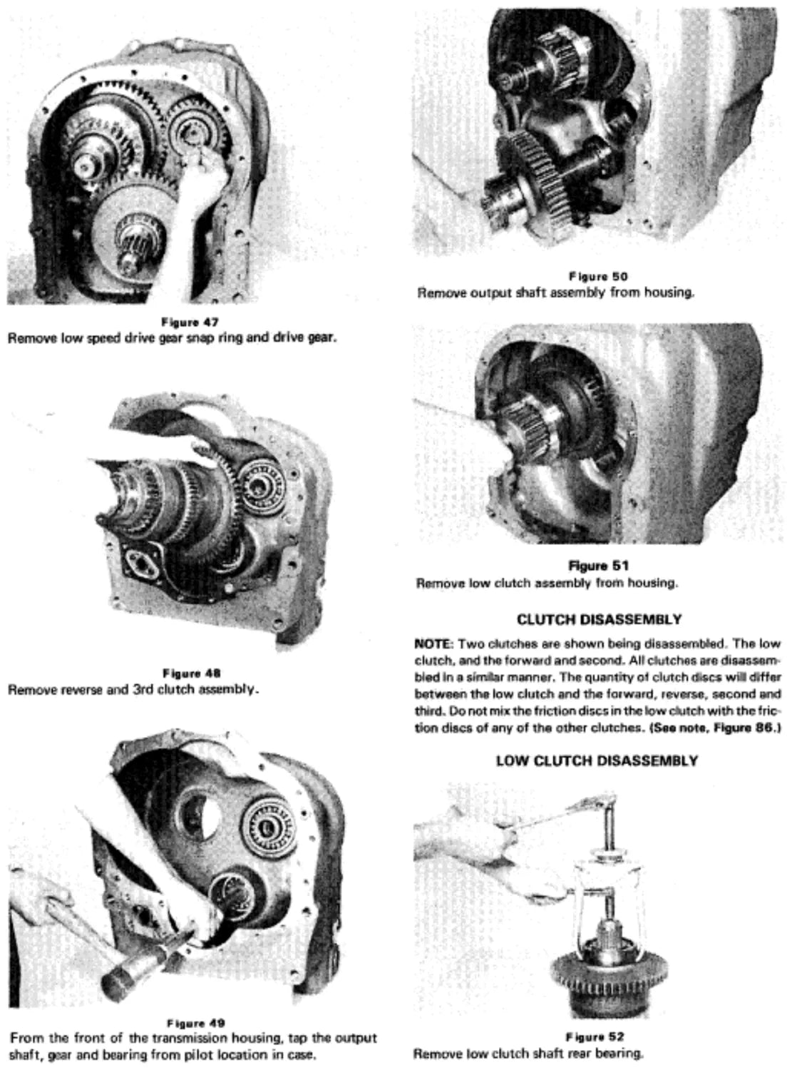 Manual de Serviço Clark-Hurth 28000 3 Speed Short Drop — Modelos R, HR e MHR — página 1 do documento